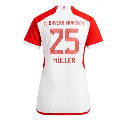 Dres Bayern Munich Thomas Muller #25 Domaci za Žensko 2023-24 Kratak Rukav